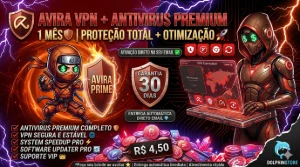 🛡️ Avira Vpn + Antivirus Premium 1 Mês 🚀 | Proteção Total - Números, Proxy e VPN Números Virtuais