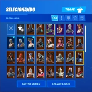 Conta de Fortnite Season 2 até a X