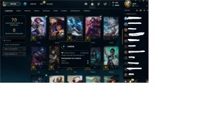 Conta LOL Diamante 2 Sem e-mail verificado com 2 reembolsos - League of Legends