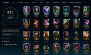 League of Legends - CONTA - Platina 5 + All Champs LOL