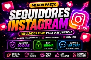 🔥 Seguidores Instagram Brasileiros Reais | Entrega Rápida + - Redes Sociais