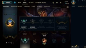 conta platina 4 38 Champion - League of Legends LOL