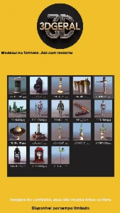 +500 Modelos 3D para Games/Arquitetura e Design - Outros