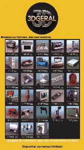 +500 Modelos 3D para Games/Arquitetura e Design - Outros