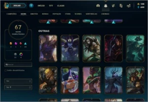 Conta Diamante 2 75pdl Kayle Juíza - League of Legends LOL