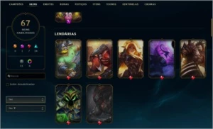 Conta Diamante 2 75pdl Kayle Juíza - League of Legends LOL