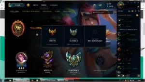 CONTA LOL/ PLATINA 2 SOLO/DUO GOLD 4 FLEX/ 186 SKINS - League of Legends