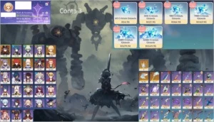ar 50 hutao kokomi diluc mona keqing c1 harpa celestial - Genshin Impact