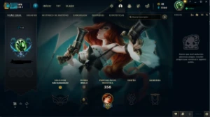 Conta de league of legends com mais de 200 skins LOL