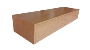 Aparador Suspenso Freijó com 2 Gavetas 80x45x20cm - Artesanato e Personalizados