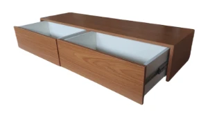 Aparador Suspenso Freijó com 2 Gavetas 80x45x20cm - Artesanato e Personalizados