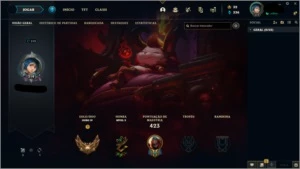 CONTA GOLD IV - FULL ACESSO - League of Legends LOL