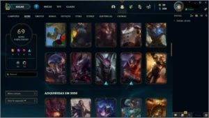 CONTA GOLD IV - FULL ACESSO - League of Legends LOL