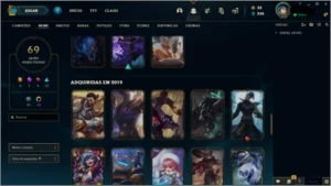 CONTA GOLD IV - FULL ACESSO - League of Legends LOL