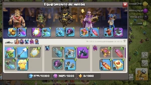 🏰 Conta Clash of Clans — CV17 Full Acesso (Rushadinho)