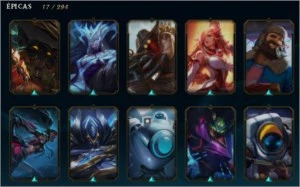 conta platina 3, todos campeões, skins, mt essência - League of Legends LOL