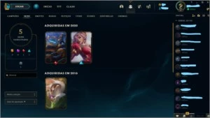 conta league of legends unranked LOL