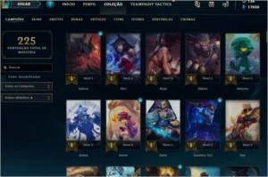 CONTA LOL NÍVEL 64 COM 133 CAMPEÕES E 64 SKINS - League of Legends