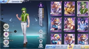Conta Saint Seiya Awakening - Shaka Arayashiki e outros