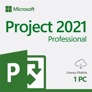 Licença Project 2021 Plus Professional Vitalício - Softwares and Licenses