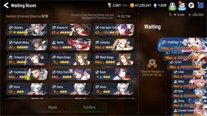 Conta Epic Seven - Inúmeros personagens de collabs. - Outros