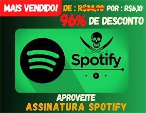 CONTA SPOTIFY PREMIUM - PLANO FAMILIA - 1 MES - Assinaturas e Premium