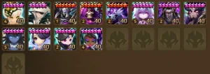 Conta summoners war (Global) Late game, LD todos nat4 nat5