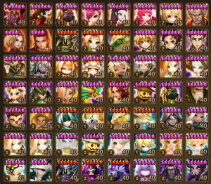 Conta summoners war (Global) Late game, LD todos nat4 nat5