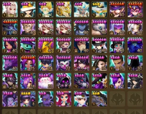 Conta summoners war (Global) Late game, LD todos nat4 nat5