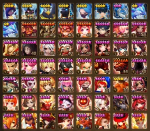 Conta summoners war (Global) Late game, LD todos nat4 nat5