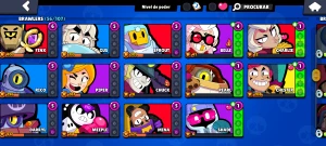 CONTA BRAWL STARS - 30000+ Trofeus - 56/106 Brawlers