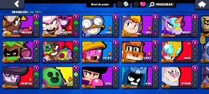 CONTA BRAWL STARS - 30000+ Trofeus - 56/106 Brawlers