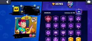 CONTA BRAWL STARS - 35000+ Trofeus - 63/106 Brawlers