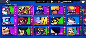 CONTA BRAWL STARS - 35000+ Trofeus - 63/106 Brawlers
