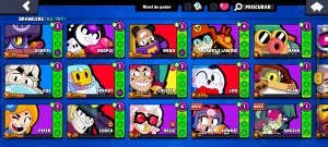 CONTA BRAWL STARS - 35000+ Trofeus - 63/106 Brawlers