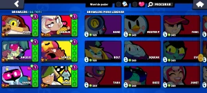 CONTA BRAWL STARS - Kenji, Spike, Pierce...