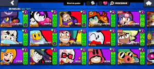 CONTA BRAWL STARS - Kenji, Spike, Pierce...