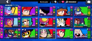 CONTA BRAWL STARS - Kenji, Spike, Pierce...VINCE