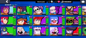 CONTA BRAWL STARS - Kenji, Spike, Pierce...
