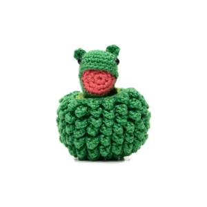 Ovo com filhote de Dragão verde em amigurumi - Artesanato e Personalizados