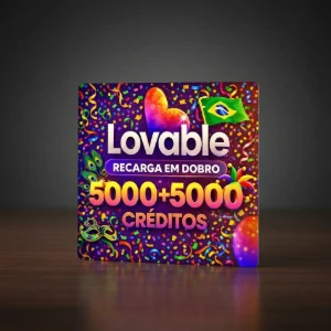 5.000 Créditos Lovable (+5.000 Bônus) - [por Tempo Limitado] - Assinaturas e Premium