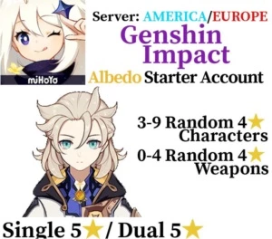 Albedo Starter Account - Genshin Impact