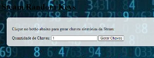 🔥 Gerador de Chaves Steam Aleatórias 🔥 - Softwares e Licenças