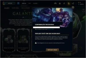 Conta platina 4 com 5 skins e 25 Champs - League of Legends LOL