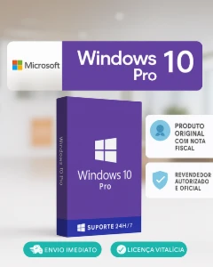 Windows 10 Pro – Original e Vitalícia - NF