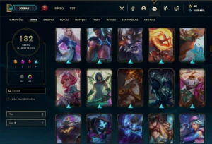 Conta Bronze 4 com TODOS os champs  182 Skins + UrfWick - League of Legends LOL
