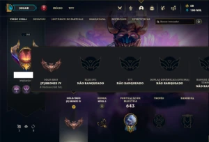 Conta Bronze 4 com TODOS os champs  182 Skins + UrfWick - League of Legends LOL