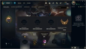Conta Unranked - MMR Alto - Ouro 1 S11 - PROMOÇÃO - League of Legends LOL