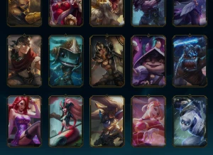 Lol 60 skins, prata, level 160 - League of Legends