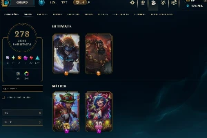 Conta League Of Legends com 278 Skins LOL